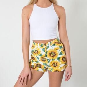 American Apparel | Sunflower High Waisted Shorts | 24/25